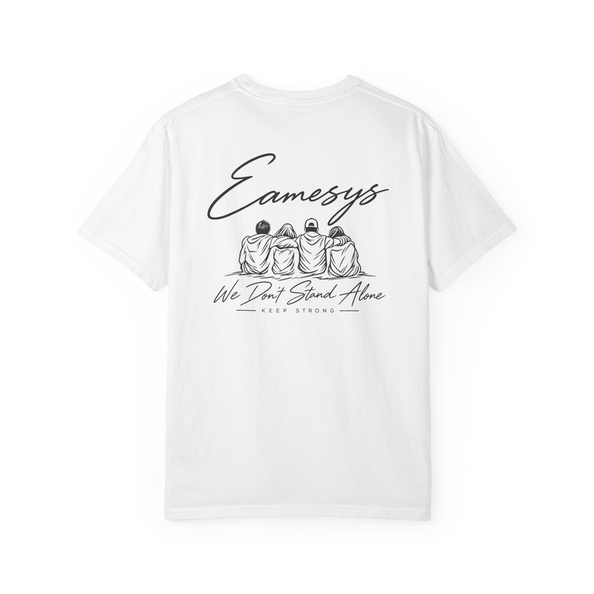 EAMESYS We Don’t Stand Alone T-Shirt – White